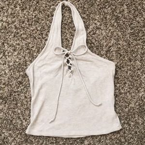 Kendall and Kyle midriff halter